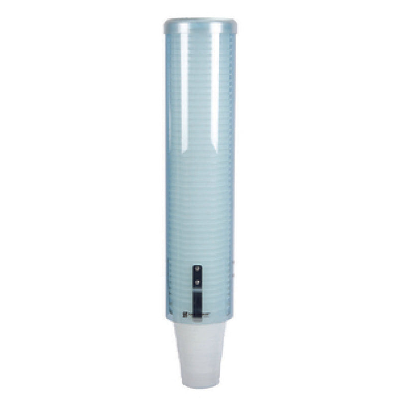 Carlisle C3260TBL 16 Inch Wall Mount Water Cup Dispenser Pull Type Plastic