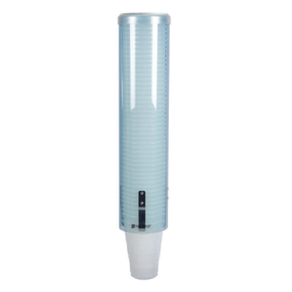 Carlisle C3260TBL 16 Inch Wall Mount Water Cup Dispenser Pull Type Plastic
