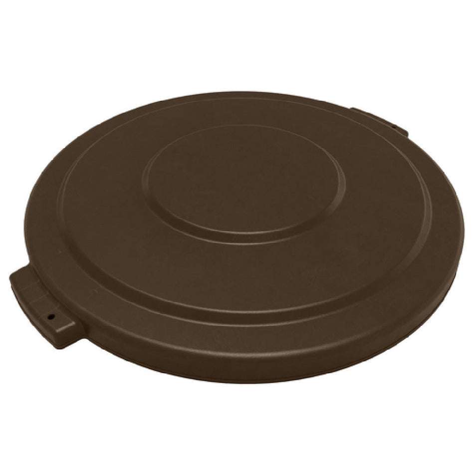 Carlisle 84102101 Polyethylene Round Lid 19-4/5 Inch for 20 Gallon Containers Brown