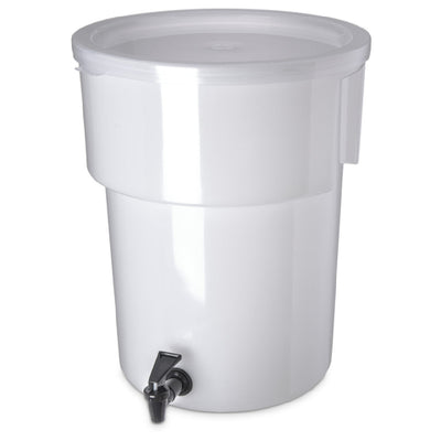 Carlisle 221002 5 Gallon Beverage Dispenser Round with No-Drip Faucet Polyethylene