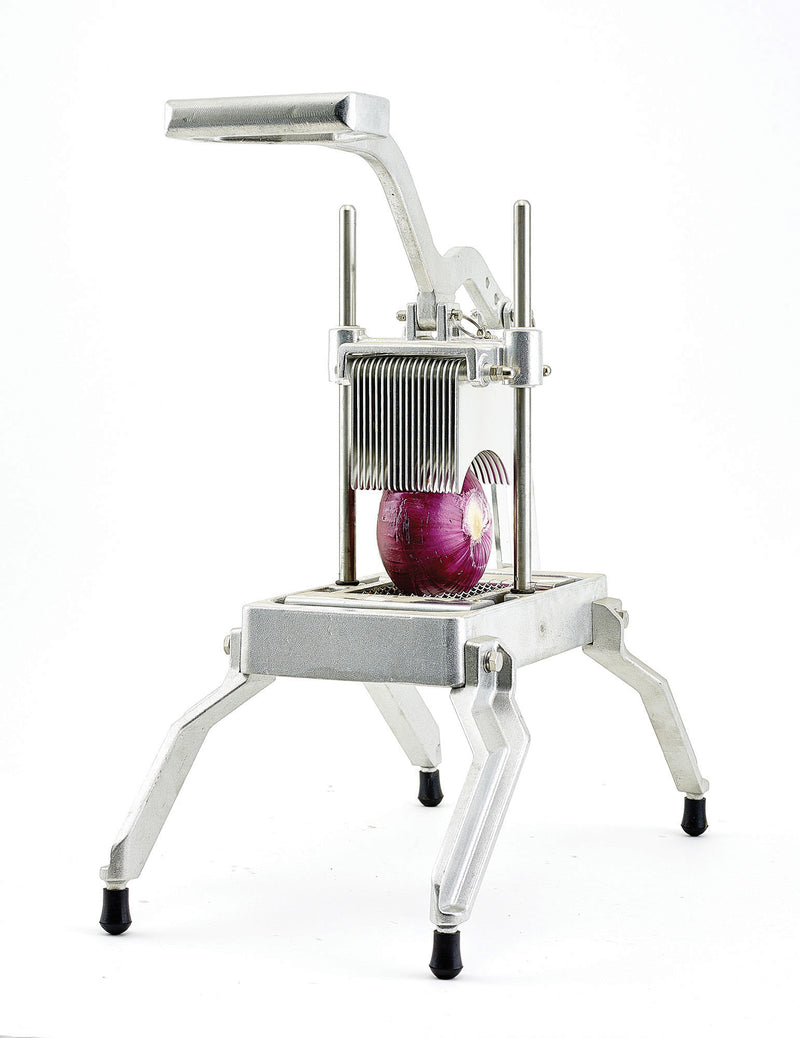 Winco OS-250 19 Inch Onion Slicer Manual 1/4 Inch Blade Aluminum with Lever Handle