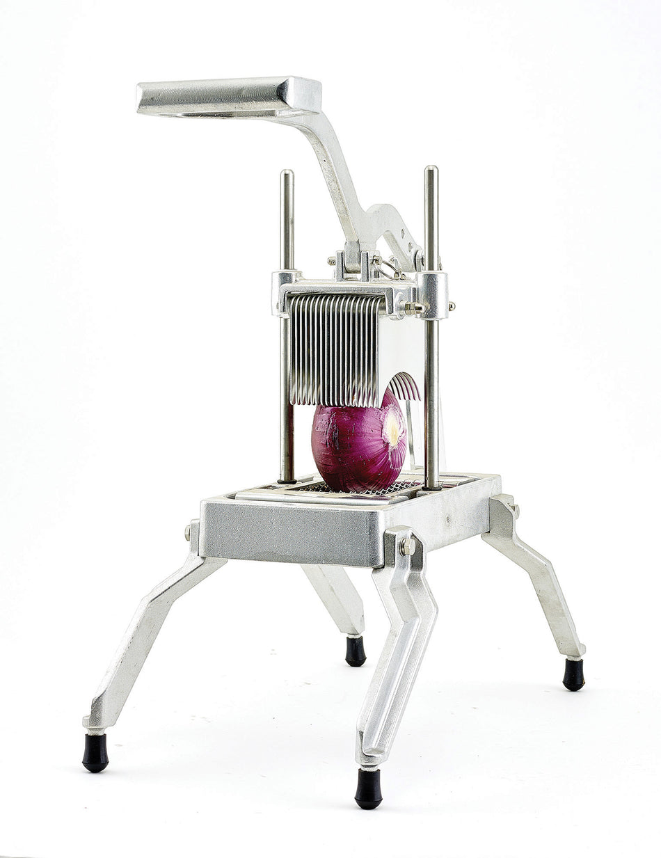 Winco OS-250 19 Inch Onion Slicer Manual 1/4 Inch Blade Aluminum with Lever Handle
