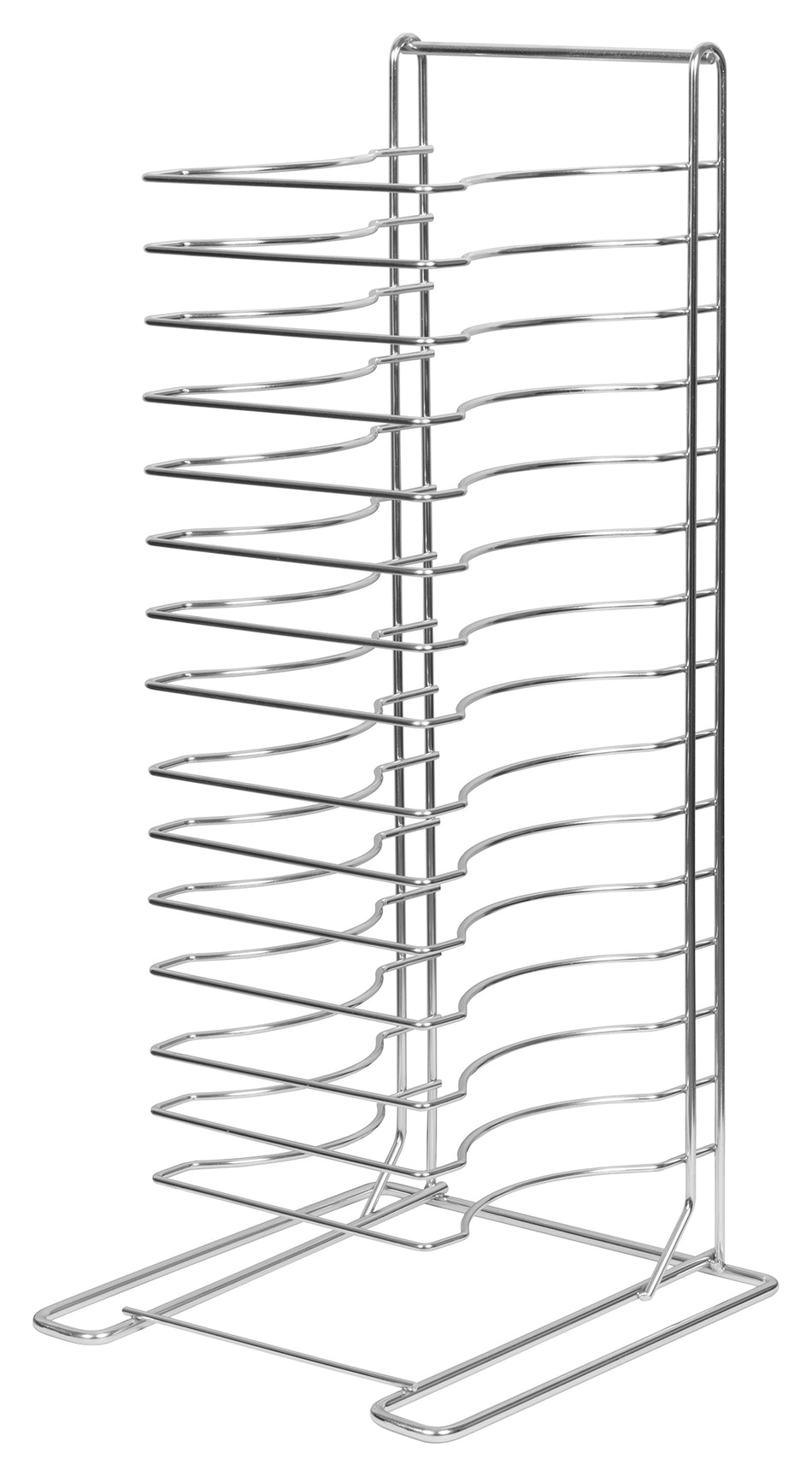 Winco APZT-1015 12 Inch 15-tier Pizza Rack Stainless Steel with Welded Design