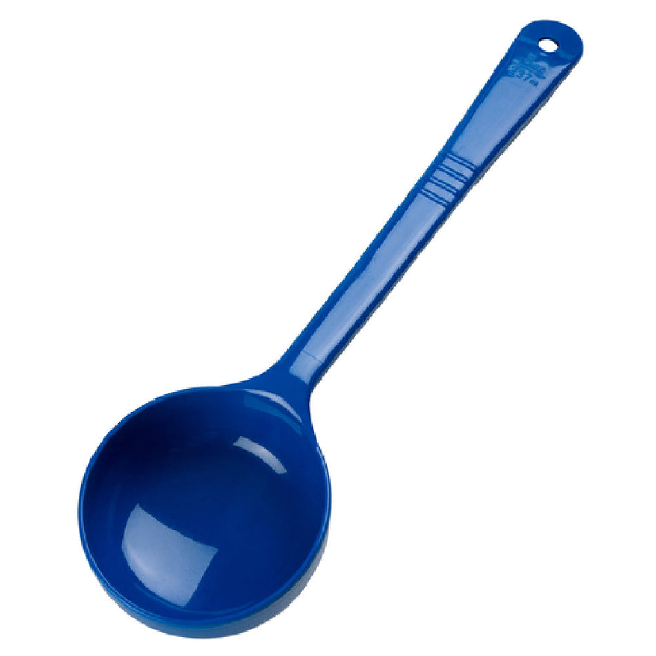 Carlisle 399214 8 Oz Measure Misers Portion Spoon Solid Acetal Blue