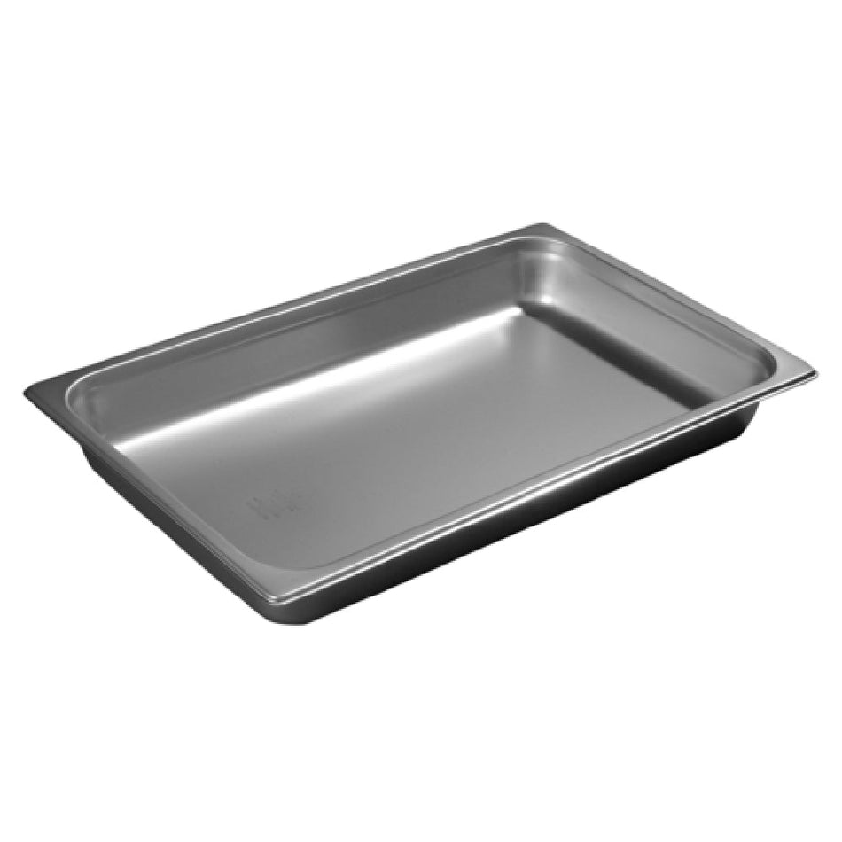 Carlisle 607002 Full Size 8.8 Quart Steam Table Pan NSF Stainless Steel with Reinforced Corners