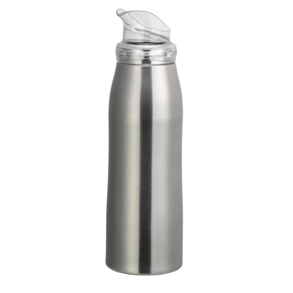 VersaVac 1-Liter Vacuum Insulated Bottle with Small Pour Top in Brushed Stainless