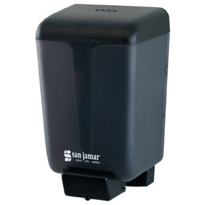 Carlisle SN46TBK 46 Oz Manual Soap Dispenser Plastic Black Pearl Wall Mounted