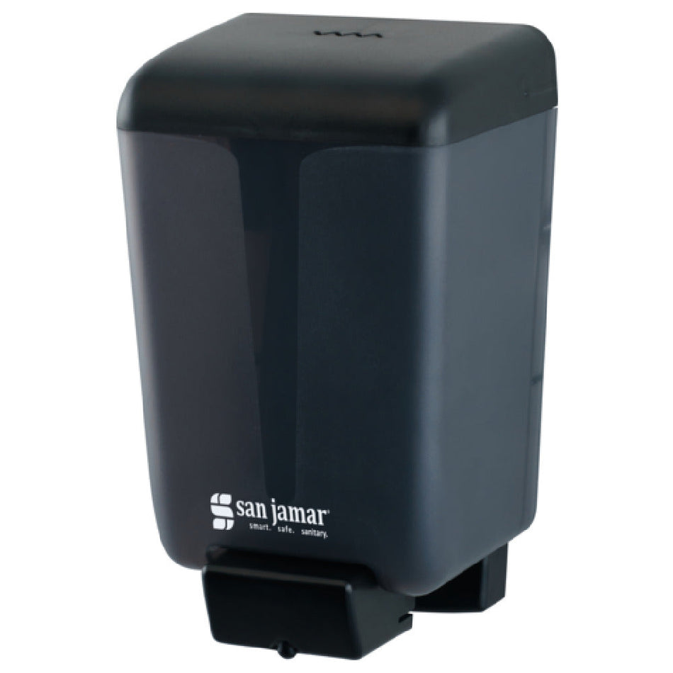 Carlisle SN46TBK 46 Oz Manual Soap Dispenser Plastic Black Pearl Wall Mounted