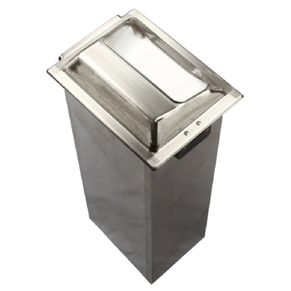 Carlisle H2000SC 7 Inch Napkin Dispenser In-counter One-at-a-time Stainless Steel