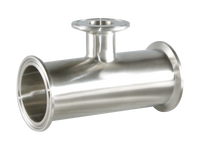 6"x4" Clamp Reducing Tee (7RMP)  - T316L Stainless Steel - Wayland Industries - W67RMP-6X4