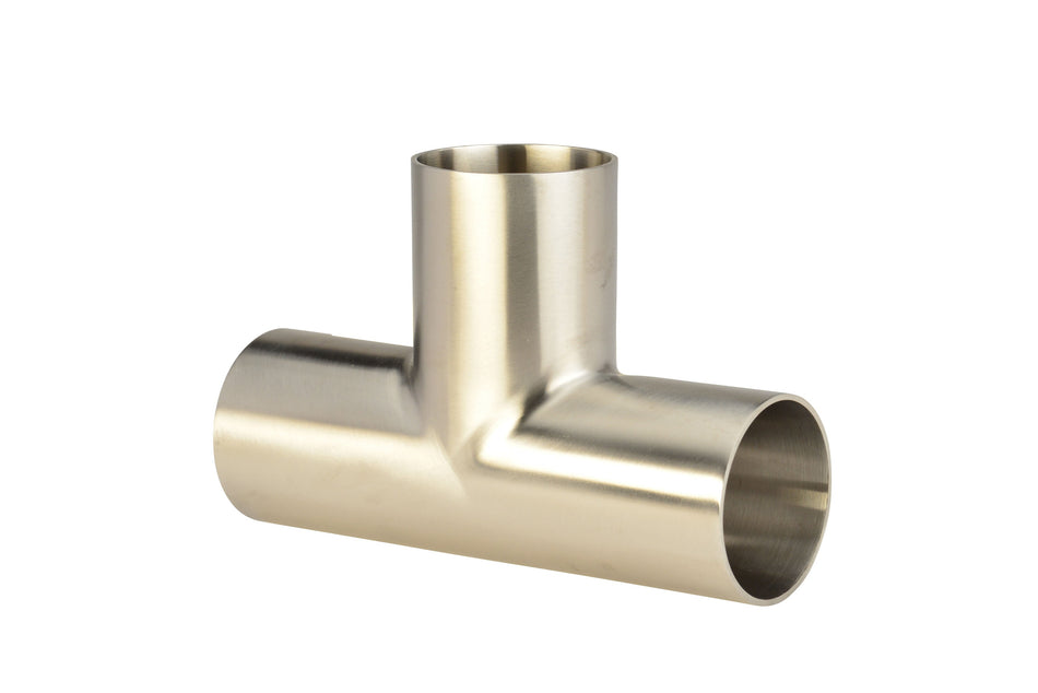 2.5" Butt-Weld Long Tee - Polished (7W)  - T304 Stainless Steel - Wayland Industries - W47W-25-7