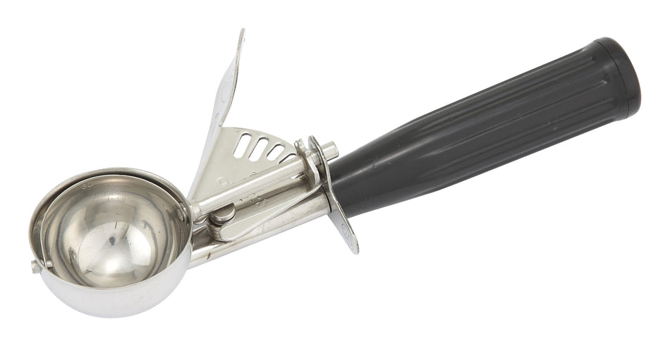 Winco ICD-30 1-1/4 Oz Ice Cream Disher Stainless Steel Plastic Handle Black