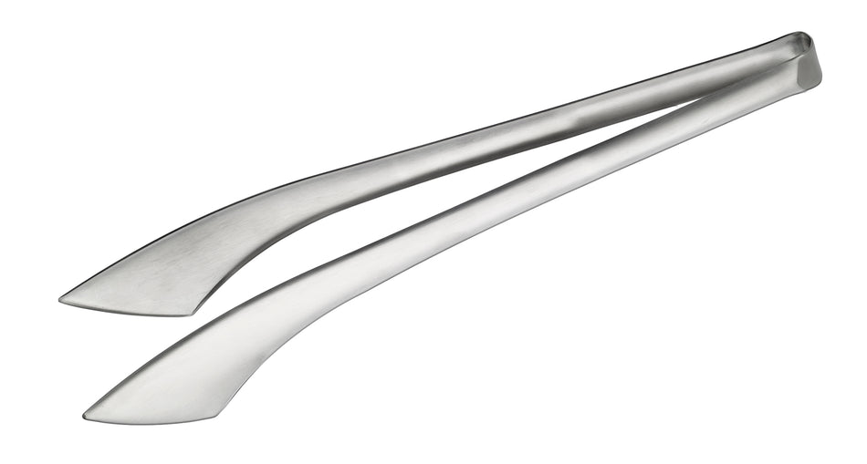 Winco STH-13 13-1/2 Inch Long Serving Tongs Dishwasher Safe Satin Finish 18/8 Stainless Steel