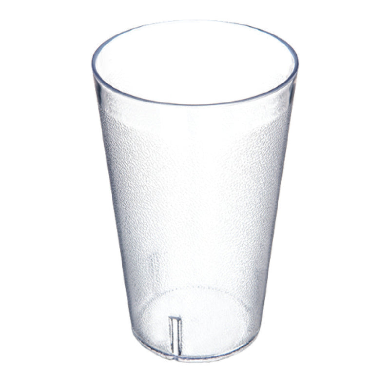 Carlisle 553207 32 Oz Stackable Tumbler Plastic Clear Textured Dishwasher Safe