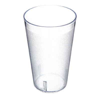 Carlisle 553207 32 Oz Stackable Tumbler Plastic Clear Textured Dishwasher Safe