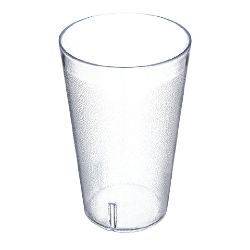 Carlisle 553207 32 Oz Stackable Tumbler Plastic Clear Textured Dishwasher Safe