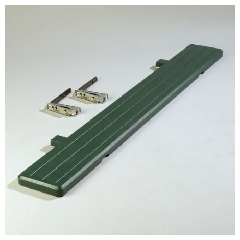 Carlisle 772108 68 Inch Tray Slide Drop Down Design Solid Plastic Forest Green