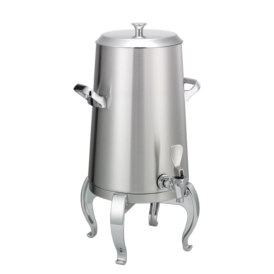 Flame Free™ Thermo-Urn™ 3-Gallon Vacuum Insulated Urn with Regal Legs and Flat Lid in Brushed Stainless