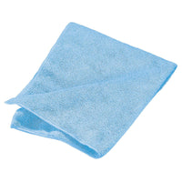 Carlisle 3633414 16 Inch Microfiber Cleaning Cloth Suede Blue Polyester/Polyimide Blend