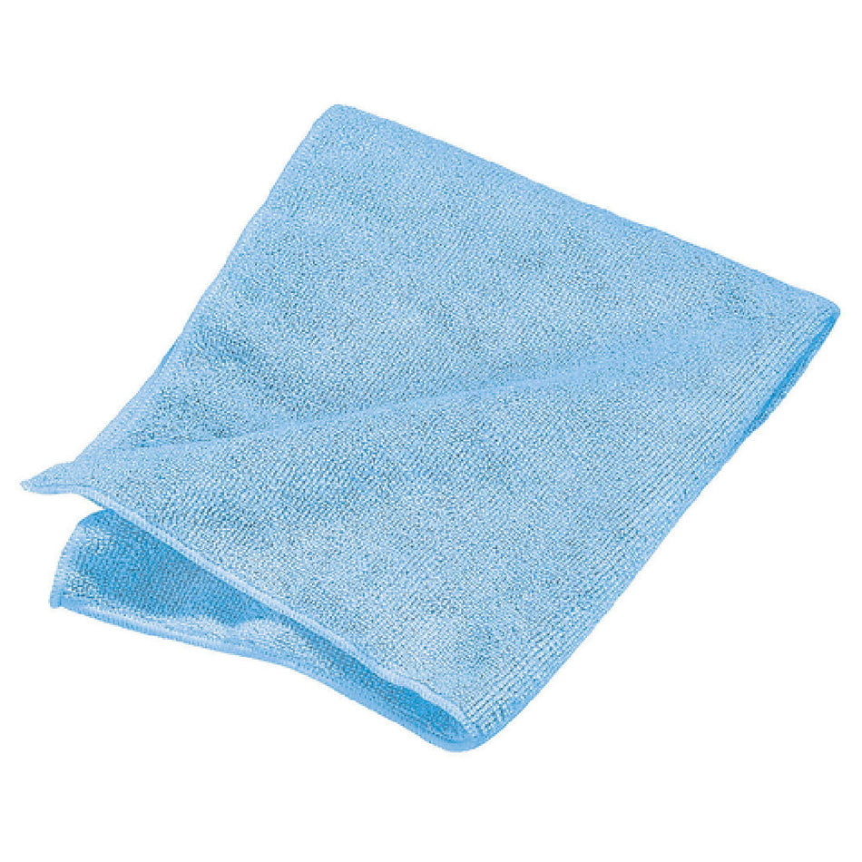 Carlisle 3633414 16 Inch Microfiber Cleaning Cloth Suede Blue Polyester/Polyimide Blend