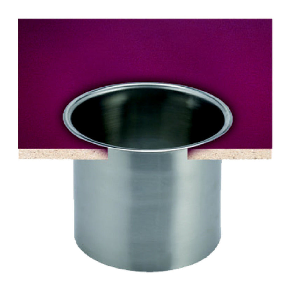 Carlisle L360C 6-3/5 Inch Diameter Waste Chute Stainless Steel with Large Opening