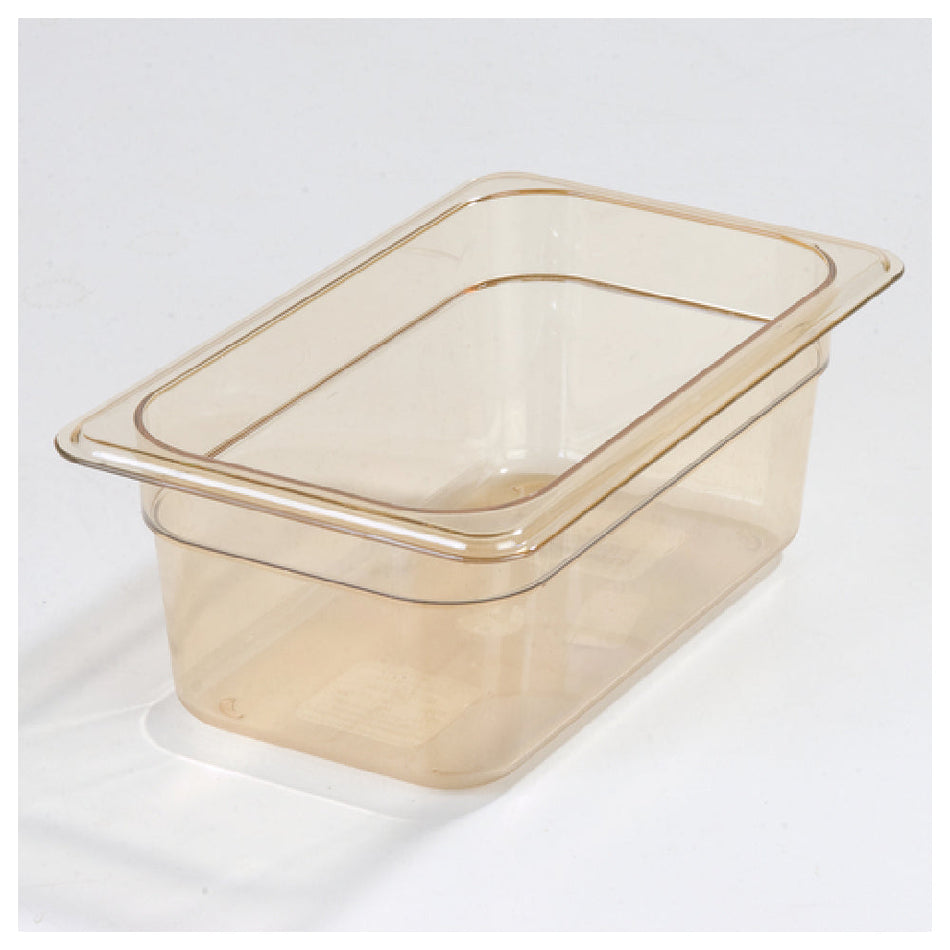 Carlisle 3088113 10 Inch High Heat Hot Food Pan 2.8 Quarts Amber BPA Free