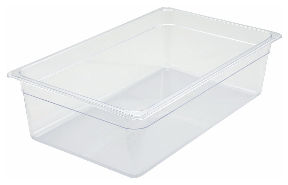 Winco SP7106 20 Inch Polycarbonate Food Pan Full Size Dishwasher Safe