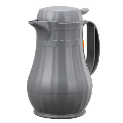 Eco-Serv™ Carafe 0.6-Liter Foam Lined Plastic Server with Push Button Lid in Slate Gray