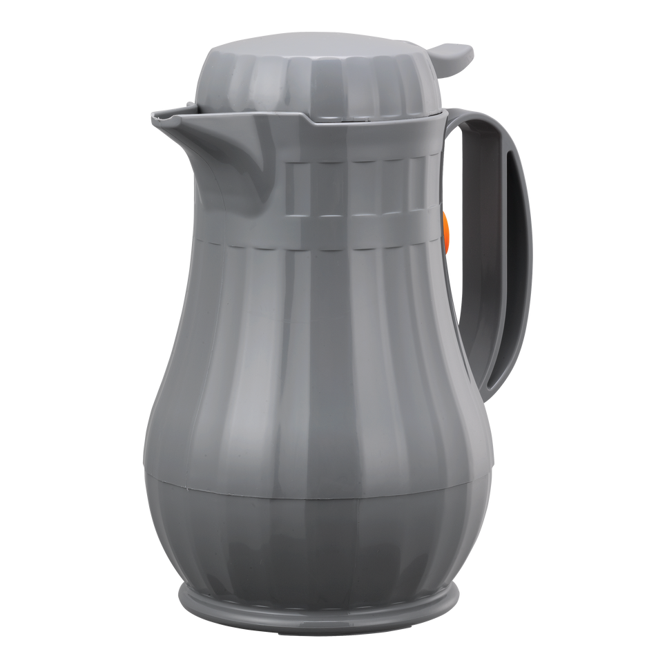 Eco-Serv™ Carafe 0.6-Liter Foam Lined Plastic Server with Push Button Lid in Slate Gray