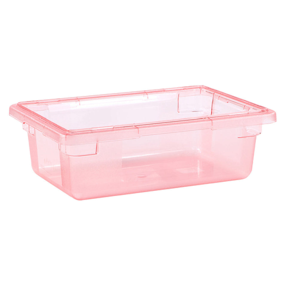 Carlisle 10611C05 12 Inch Polycarbonate Food Storage Box with Lid Red