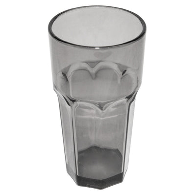 Carlisle 581818 Tumbler 18 Oz Black Smooth SAN Dishwasher Safe Pack 24