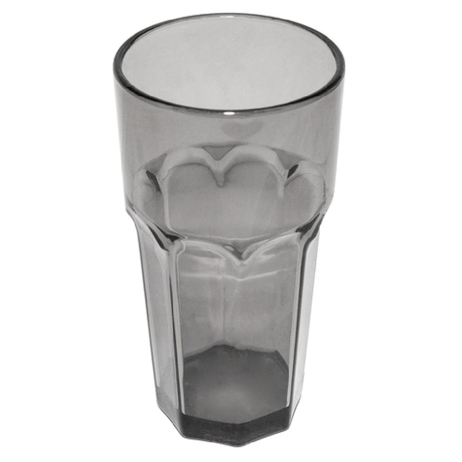 Carlisle 581818 Tumbler 18 Oz Black Smooth SAN Dishwasher Safe Pack 24