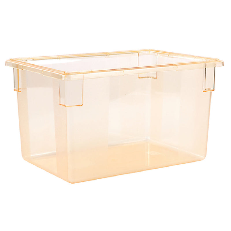 Carlisle 10624C22 26 Inch Yellow StorPlus Food Storage Box Polycarbonate with Handles