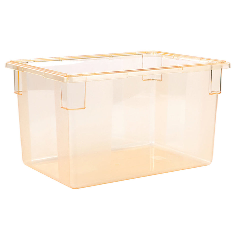 Carlisle 10624C22 26 Inch Yellow StorPlus Food Storage Box Polycarbonate with Handles