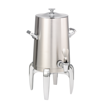 Flame Free™ Thermo-Urn™ 1.5-Gallon Vacuum Insulated Urn with Modern Legs and Classic Lid in Brushed Stainless