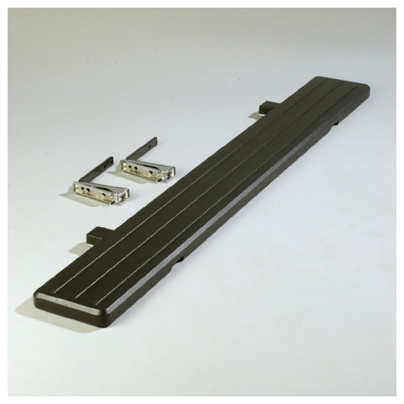 Carlisle 772103 68 Inch Tray Slide Drop Down Design Solid Black Polyethylene
