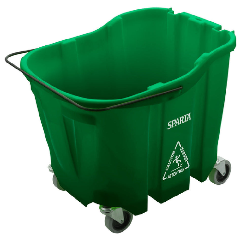 Carlisle 7690409 35 Qt Mop Bucket OmniFit Green Heavy Duty Polyethylene