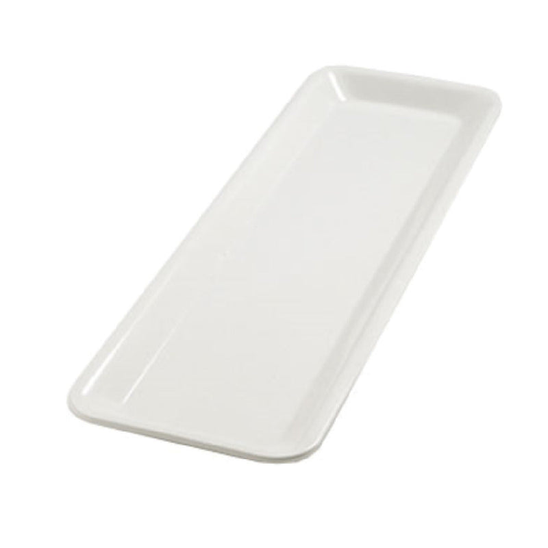 Carlisle 5552637 20-7/8 Inch White Melamine Display Tray Balsam with Stain Scratch Resistance