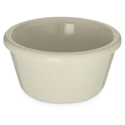 Carlisle S28042 3 Oz Smooth Dishwasher Safe Ramekin Melamine Bone