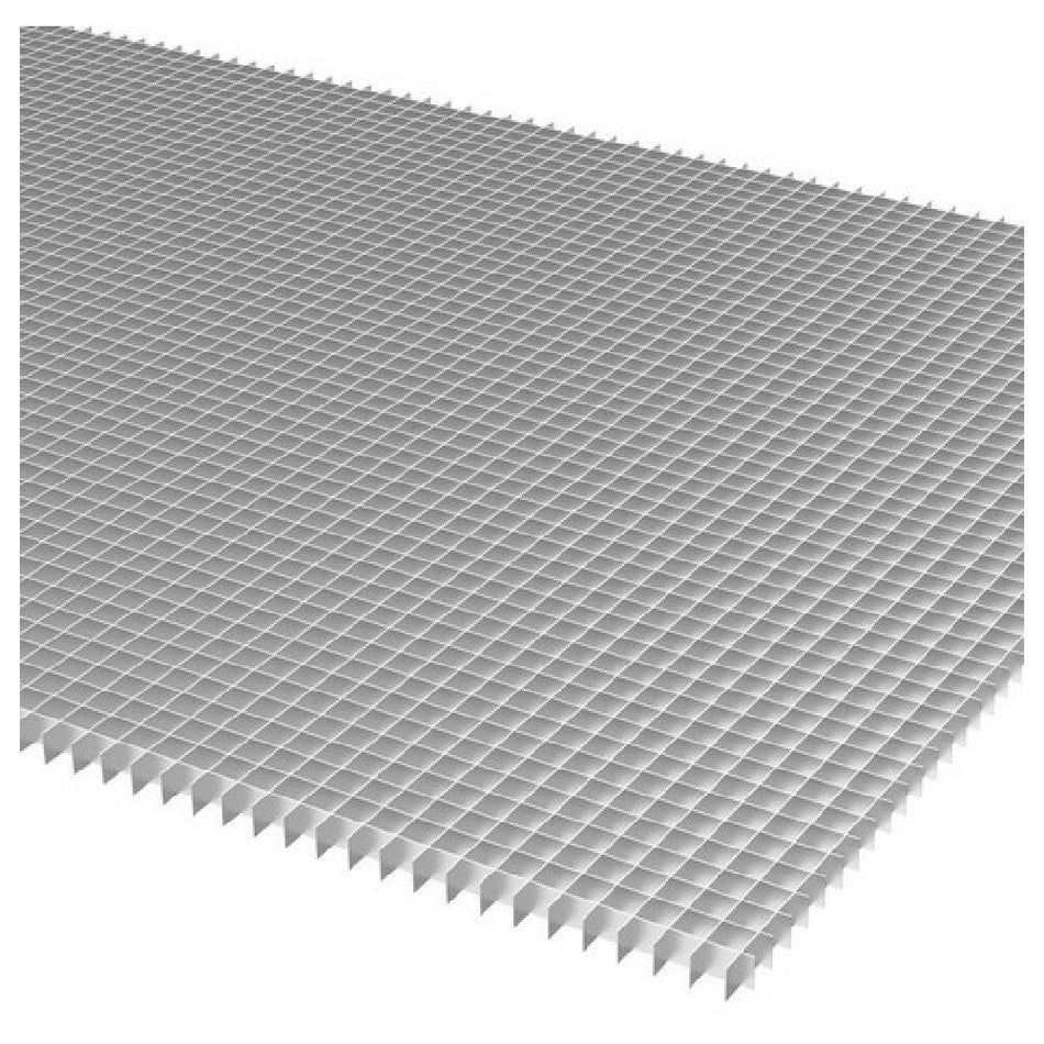 47 3/4 Inch Width Mill Finish Eggcrate Aluminum 5 Packs - 8018532