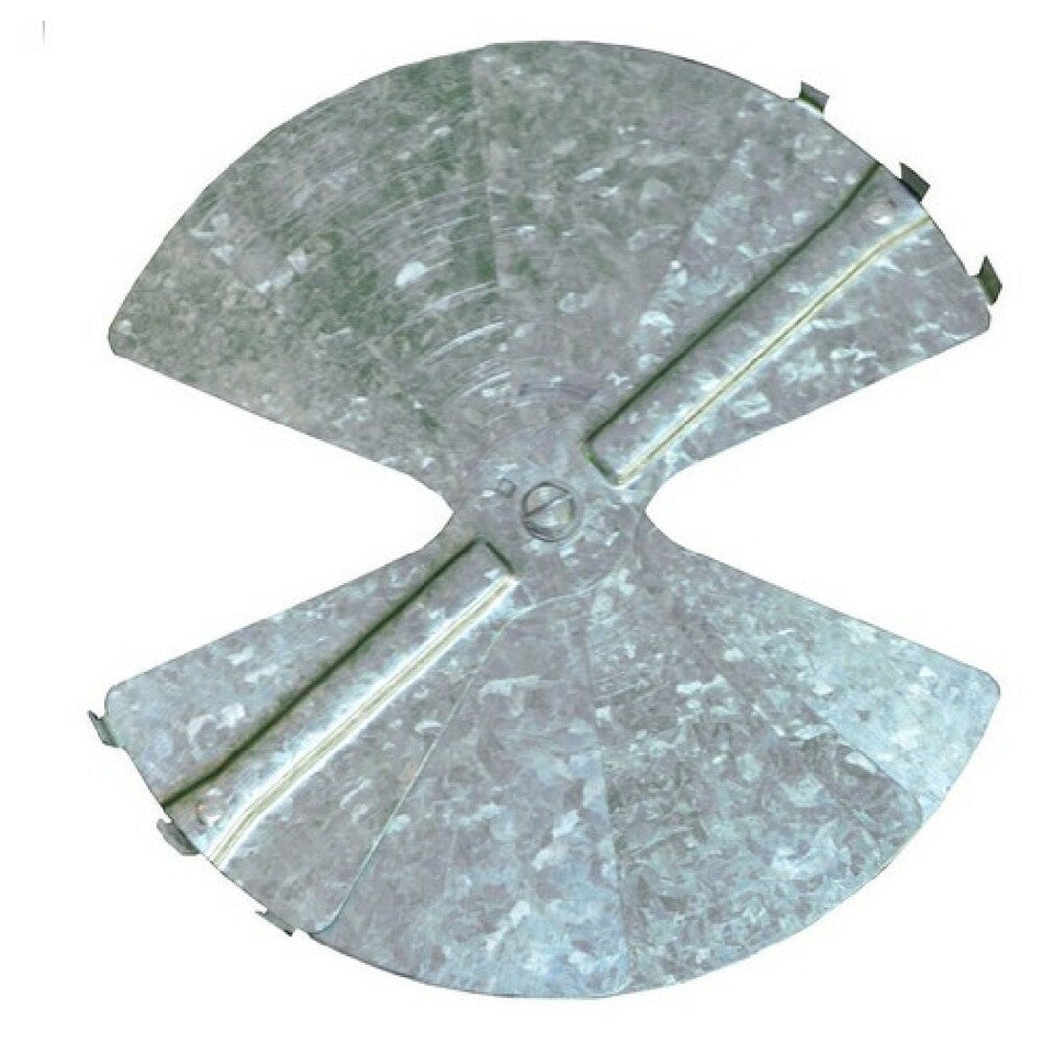 8 Inch Diameter Radial Damper Aluminum Mill Finish 10 Packs - 8018558