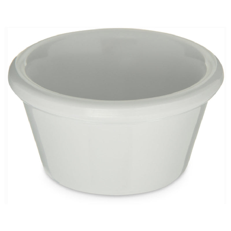 Carlisle S85202 2 Oz Melamine Ramekin Dishwasher Safe Smooth White