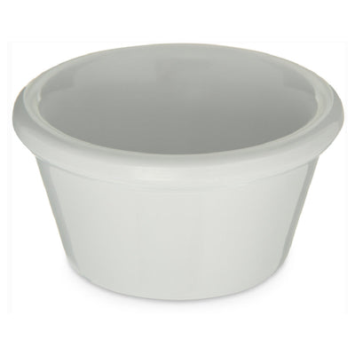 Carlisle S85202 2 Oz Melamine Ramekin Dishwasher Safe Smooth White