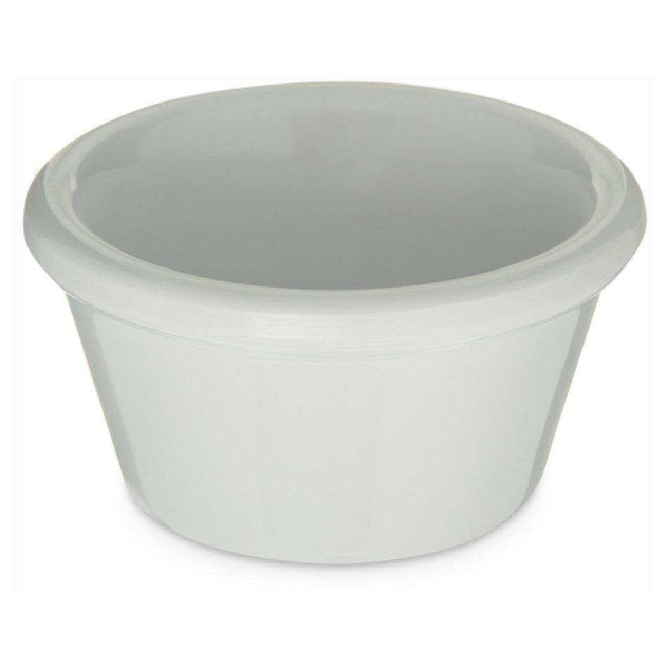 Carlisle S85202 2 Oz Melamine Ramekin Dishwasher Safe Smooth White