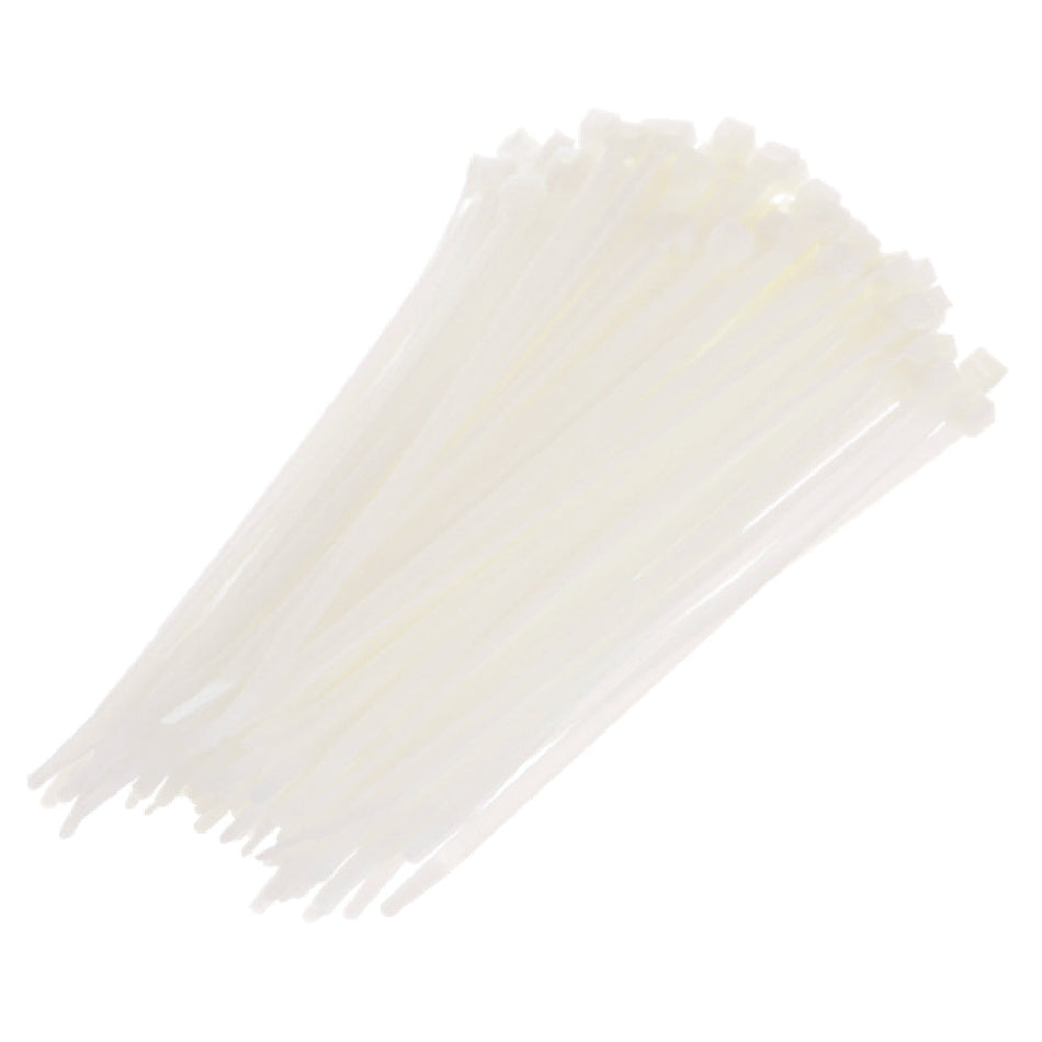 0.19 Inch Natural Cable Tie 100 Packs Tool-free Fastening - 8025750