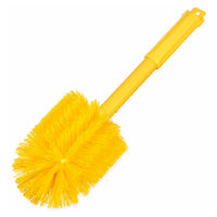 Carlisle 40010C04 16 Inch Valve and Fitting Brush Medium Stiff Polyester Bristles Plastic Handle Yellow