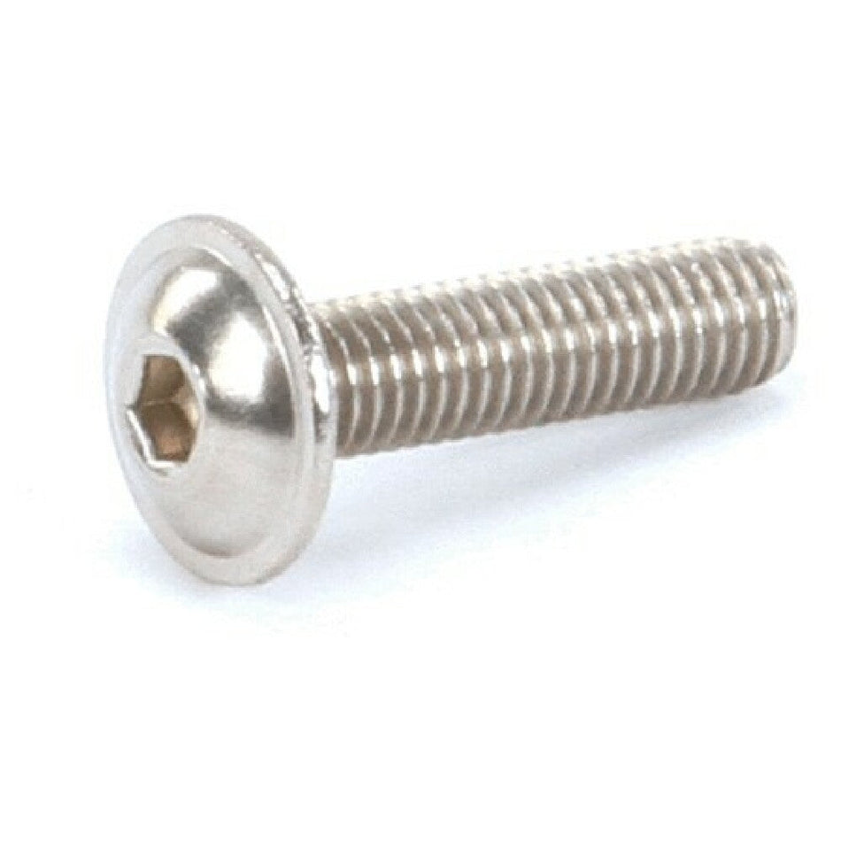 0.4 Inch Oval Headed Screw M5x20 Corrosion-Resistant Steel - 8092389