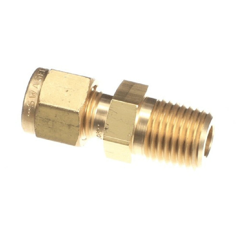 .25 Inch Outer Diameter Connector with Nut and Errule - 8110053