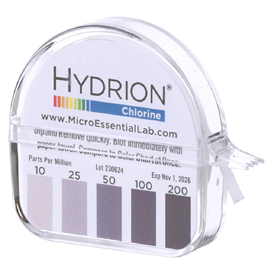 AllPoints 81406 1 Inch Chlorine Test Paper Roll for Water Quality