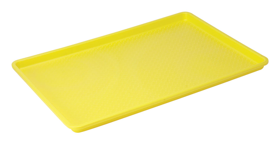 Winco FFT-1826YL 26 Inch Polypropylene Fast Food Tray Yellow